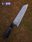 12”Handmade Damascus Chef Knife Hand Forged Japanese Bunka Kitchen Knife X680