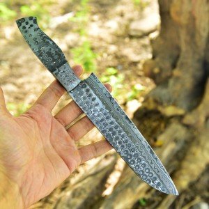 Hand Forged Damascus Japanese Chef Knife Blank