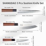 SHANGDAO 3-Piece Japanese Chef Knife Set