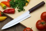 Yoshihiro 9.5" VG-10 Hammered Damascus Gyuto Knife