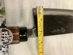 Yoshimitsu Handmade Japanese Double Bevel Deba Knife 240mm