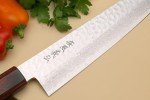 Yoshihiro 9.5" VG-10 Hammered Damascus Gyuto Knife