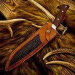 Custom D2 Steel Kukri Knife with Wood Handle
