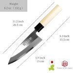 Deba Knife for Left-Handed Sushi Chefs - 150mm