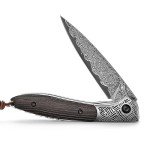 TRIVISA 3.15" Damascus Folding Pocket Knife