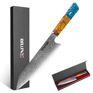 XITUO 8-Inch Kiritsuke Chef Knife with Gift Box