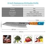 XITUO 8-Inch Kiritsuke Chef Knife with Gift Box