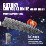 Gutoky 8-Inch Kiritsuke Knife with Nebula Handle