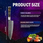 Gutoky 8-Inch Kiritsuke Knife with Nebula Handle