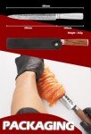 YOUSUNLONG 10-Inch Japanese Damascus Carving Knife
