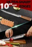 YOUSUNLONG 10-Inch Japanese Damascus Carving Knife