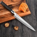 KANKIKUSUI 9.3" Sashimi Knife Set with Sharpener