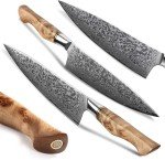 Hezhen by XinZuo 8.3" Damascus Chef Knife