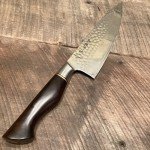 Hezhen 5-Piece Damascus Rosewood Knife Set