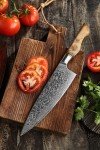 Hezhen by XinZuo 8.3" Damascus Chef Knife