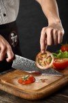 Hezhen by XinZuo 8.3" Damascus Chef Knife
