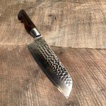 Hezhen 5-Piece Damascus Rosewood Knife Set