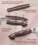 HEZHEN 7.4" Damascus Nakiri Chef Knife 67 Layers