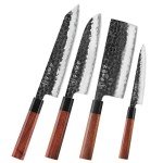 Hezhen PM8S 4-Piece VG10 Chef Knife Set