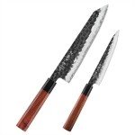 Hezhen PM8S Chef & Nakiri Knife Set