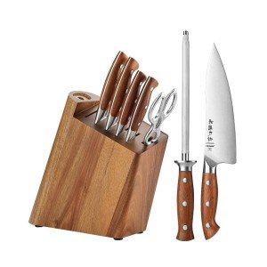 8-Piece Precision Japanese Chef Knife Set