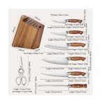 8-Piece Precision Japanese Chef Knife Set