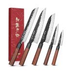 HEZHEN 5-Piece Precision Japanese Chef Knife Set