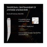 HEZHEN 270mm Japanese Sashimi Yanagiba Knife