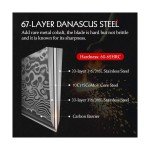 Hezhen Damascus Steel Japanese Knife Set