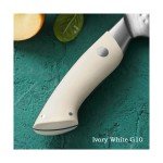 HEZHEN 4-Piece Damascus Steel Steak Knife Set