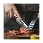 HEZHEN 4-Piece Damascus Steel Steak Knife Set