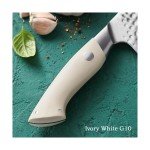 5-Piece HEZHEN Damascus Steel Kitchen Knife Set