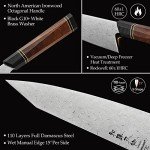 8.5" Damascus Steel Japanese Chef Knife Set