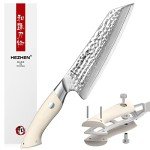HEZHEN 7.3” Santoku Knife - High Carbon Steel