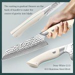 HEZHEN 7.3” Santoku Knife - High Carbon Steel