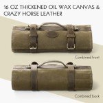 Heavy-Duty Japanese Chef Knife Roll Backpack