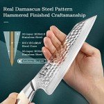 HEZHEN 7.3” Santoku Knife - High Carbon Steel