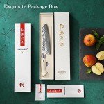 HEZHEN 7.3” Santoku Knife - High Carbon Steel