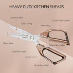 HEZHEN Damascus Kitchen Shears with Aluminium Handle