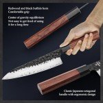 HEZHEN 8.5" High Carbon Chef Knife Set