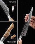 Damascus Steel Kitchen Knife Set - 2 Pieces