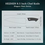 8.5" Damascus Chef Knife with G10 Handle