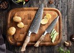 Damascus Steel Kitchen Knife Set - 2 Pieces