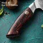 8.5" Damascus Chef Knife with G10 Handle