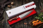 Damascus Chef Knife with Rosewood Handle - 8.3