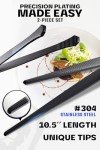 Dalstrong Professional Plating Tweezers - 2 Piece Set
