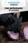 Dalstrong Batman Ulu Knife - 7 Inch Black Edition