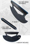 Dalstrong Batman Ulu Knife - 7 Inch Black Edition