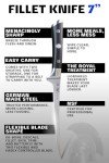 Dalstrong Gladiator 7" Flexible Fillet Knife