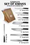 Vanquish Series 8pc Japanese Knife Block Set